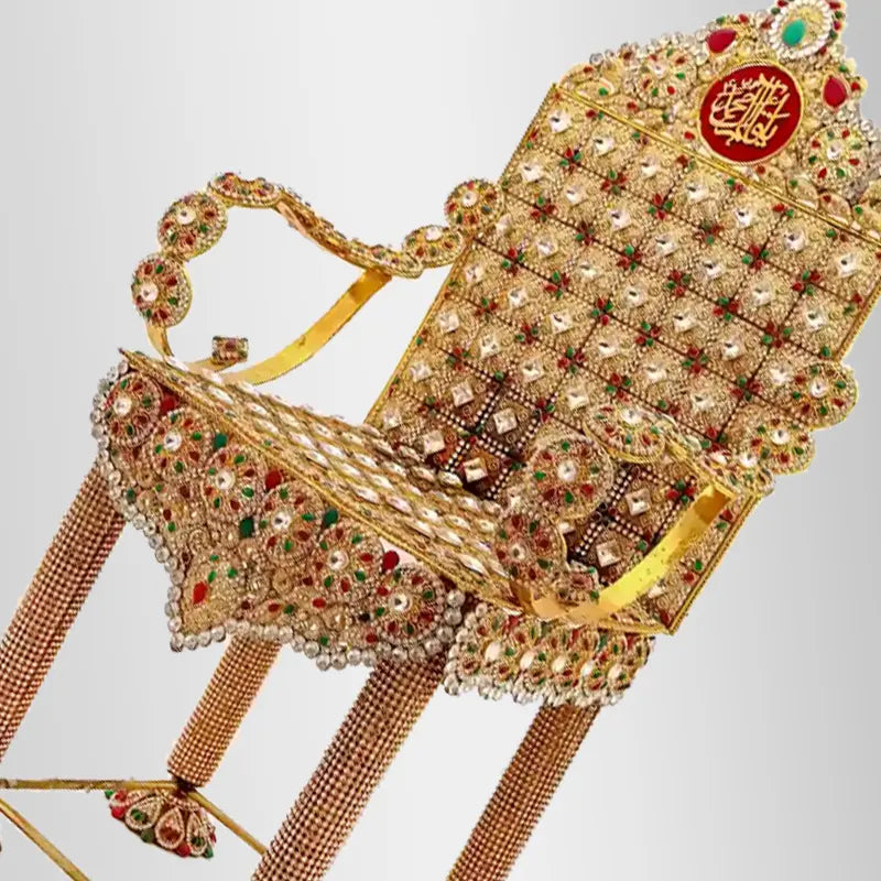 Elevating Azakhana with Ya Qaim Ale Muhammad as Kursi Chair