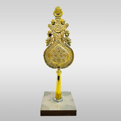 Alam Mola Abbas (as) with Panjetan Names Nade Ali Engraved New Design