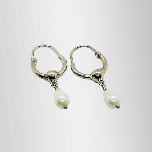 Pure Silver Durr Bali Pearl Stone