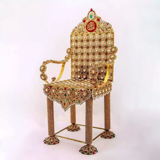 Elevating Azakhana with Ya Qaim Ale Muhammad as Kursi Chair