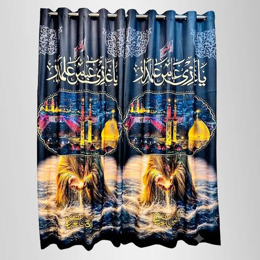 Hazrat Abbas (as) Digital Print Parda Curtain