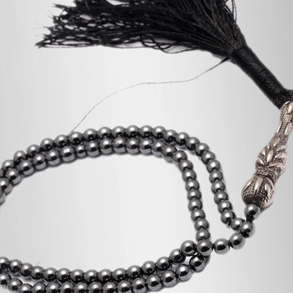 Hematite Tasbih For Blood Pressure Control Hadeed Tasbih