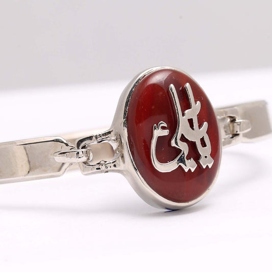 Red Aqeeq Bracelets Ya Ali (as) Stone Kara