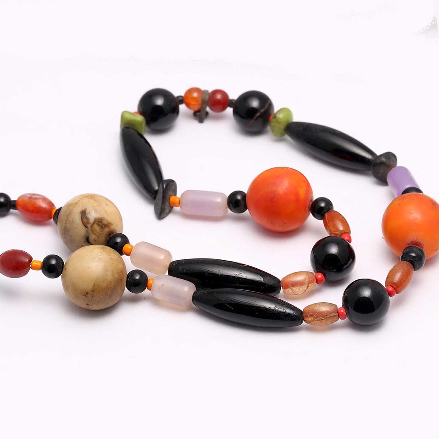 Natural Aqeeq Beaded Maala Unique Neckless