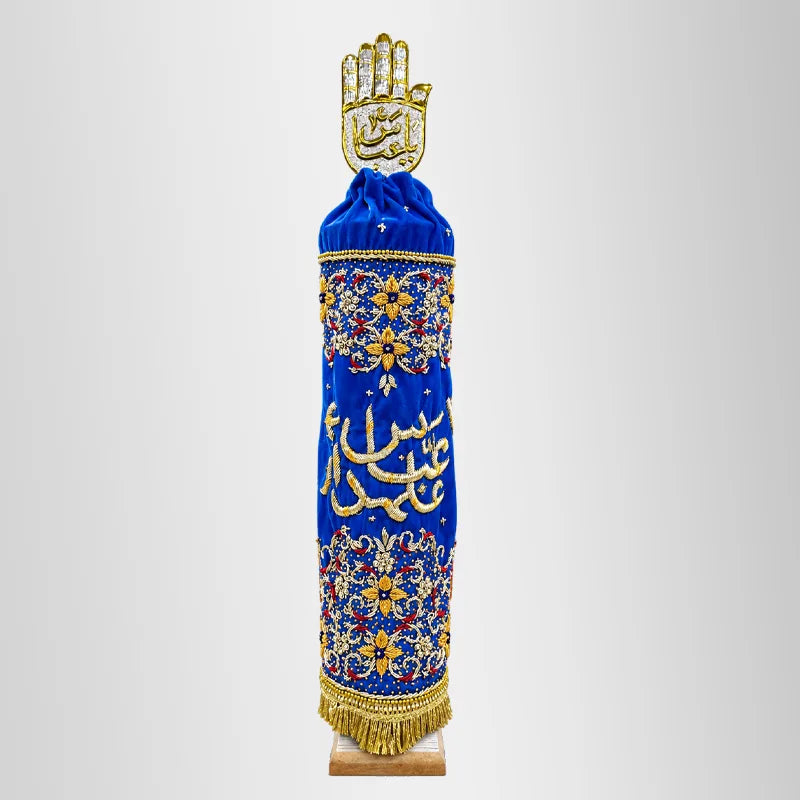 Manati Alam Hazrat Abbas (as) Royal Blue Patka Set 24 inch