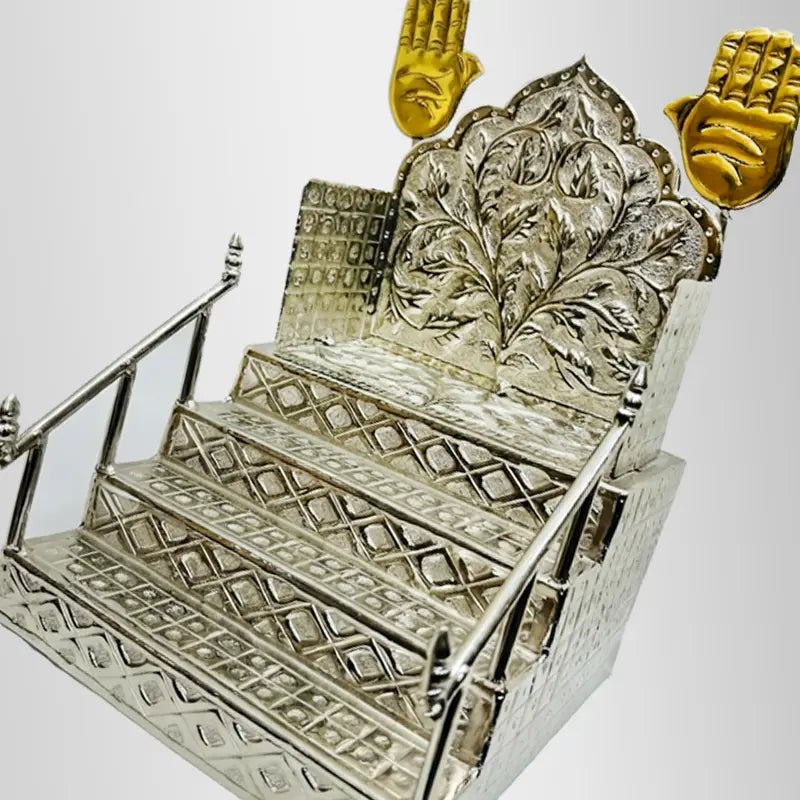 Mimber Ziarat In Silver & Golden Imamnbargah Mimber 