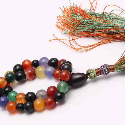 Real Stone Tasbih for Prayers Honoring Bibi Umul Baneen (SA)