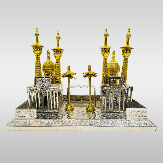 Bainul Harmain Imam Hussain (as) & Mola Abbas (as) Size 16 X 9 inch