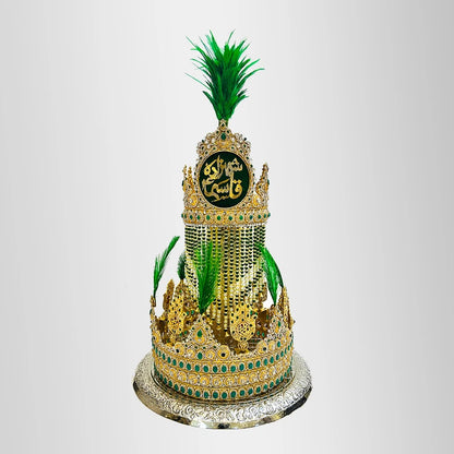 Sehra Mehndi Thaal Shahzada Qasim (as) with Green Kalgi Furr