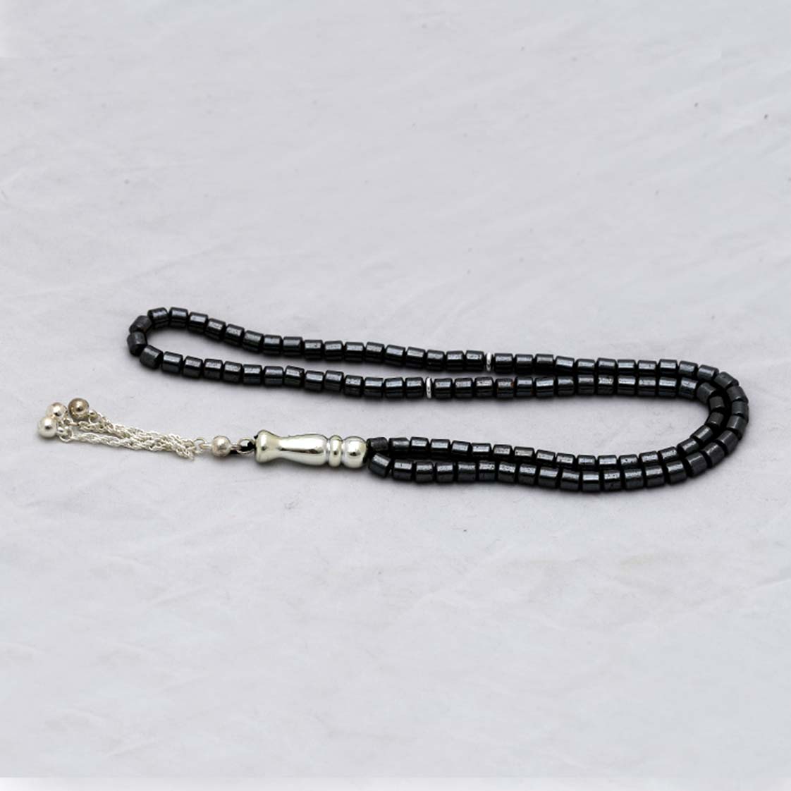 Natural Hadeed Tasbih Hematite Stone Tasbih