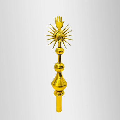 Alam Panja Sooraj Design Golden Polish for Azakhana Muharram Display