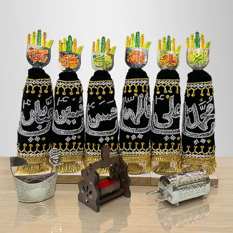 Alam Set PunjatanKashti Jhoola Taboot Home Azakhana Decoration