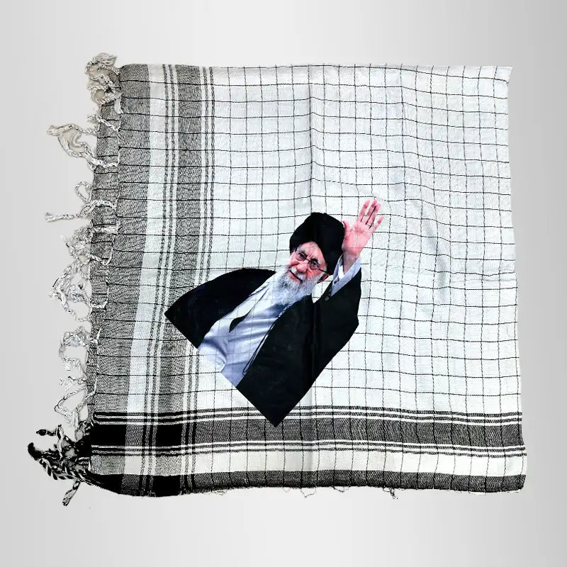 Basij Romal Supreme Leader Syed Ali Khamenai Picture Printed on Baseej Romal Best Seller
