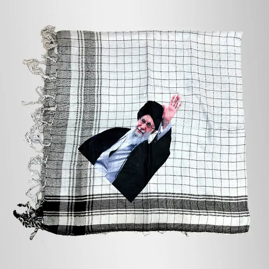 Basij Romal Supreme Leader Syed Ali Khamenai Picture Printed on Baseej Romal Best Seller