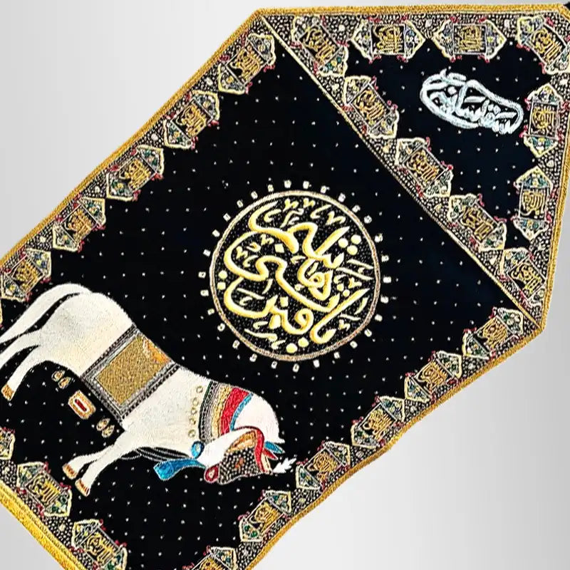 Black Alam Hazrat Abbas (as) with Mashq e Sakina (sa) and Zuljanah 