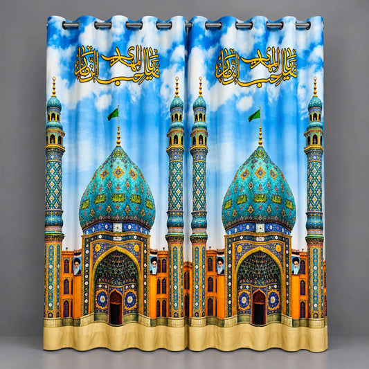 Digital Print Curtain Imam e Zamana (ajtf) Pardah for Azakhana