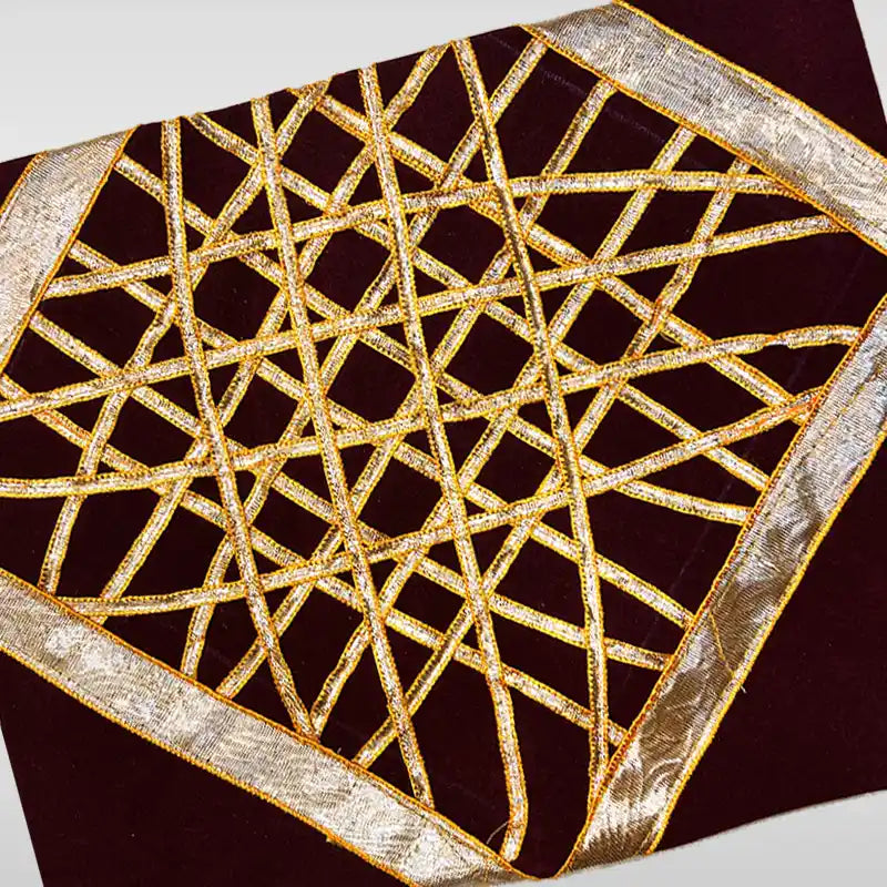 Fancy Quran Covers with Golden Gota Work