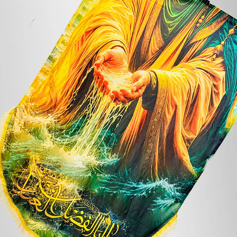 Hazrat Abbas Patka Style Banner For Azakhana