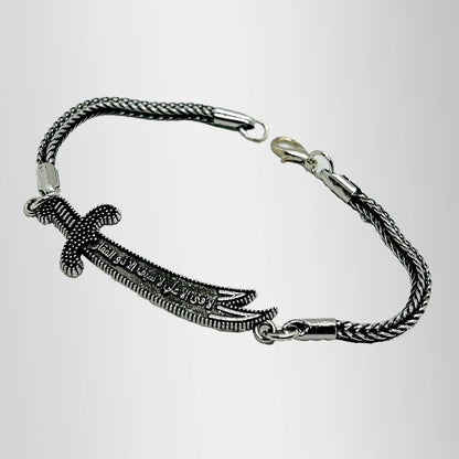 Italian Style Chain Steel Zulfiqar Bracelet stainless steel religious bracelet for men and women