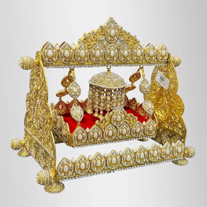 Manjus Jhoola Shahzada Ali Asghar (as) in Pearls Stone Work