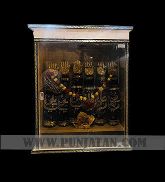 Home Azakhana with 6 Alams & wooden Frame