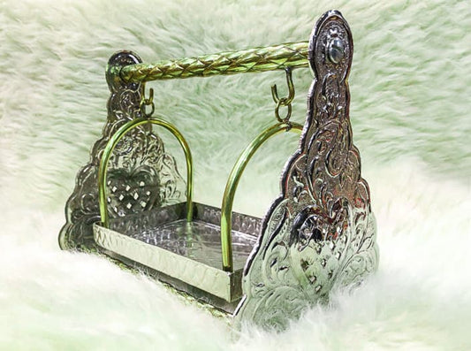 Silver Medium Jhoolah Shahzada Ali Asghar (as) 8inch
