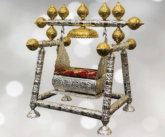 Traditional Design Hazrat Ali Asghar A.S Silver Jhoolah (New Arrival)