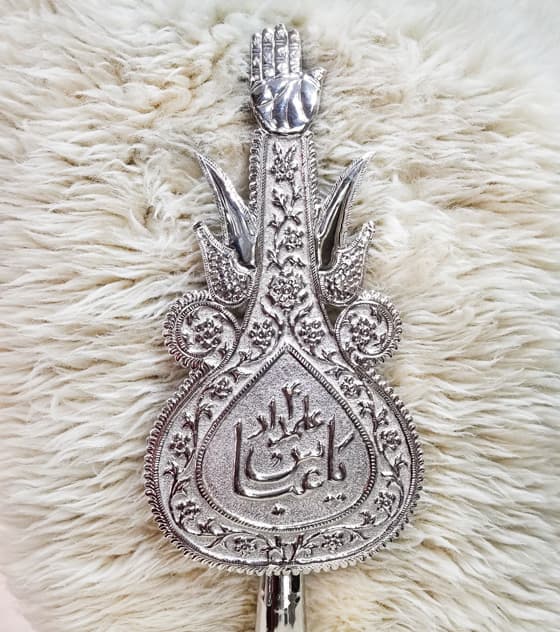 Traditional Designed Ya Abbas Alamdar (a.s) Silver Panja.