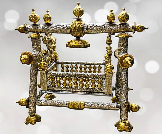 Karbala Design Jhoolah Shahzada Ali Asghar A.S in Silver