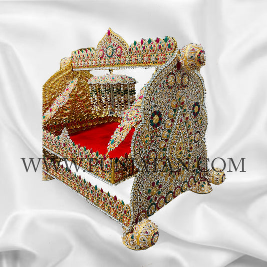 Jhoola Shahzada Ali Asghar (a.s) With Kashi Emeralds & Ruby's Stone Work