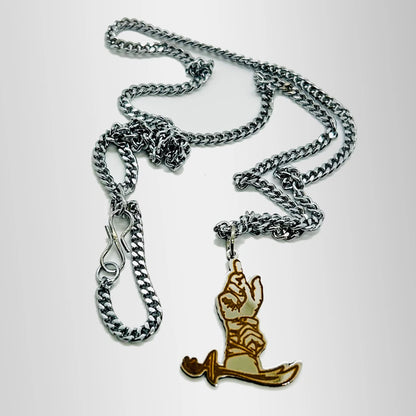 Man Kunto Mola Imam Ali (as) Hand Locket Chain
