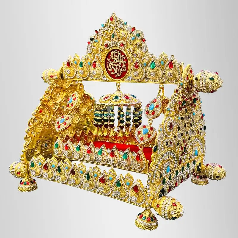 Manjus Jhoola Shahzada Ali Asghar (as) Multi Color Stone Work