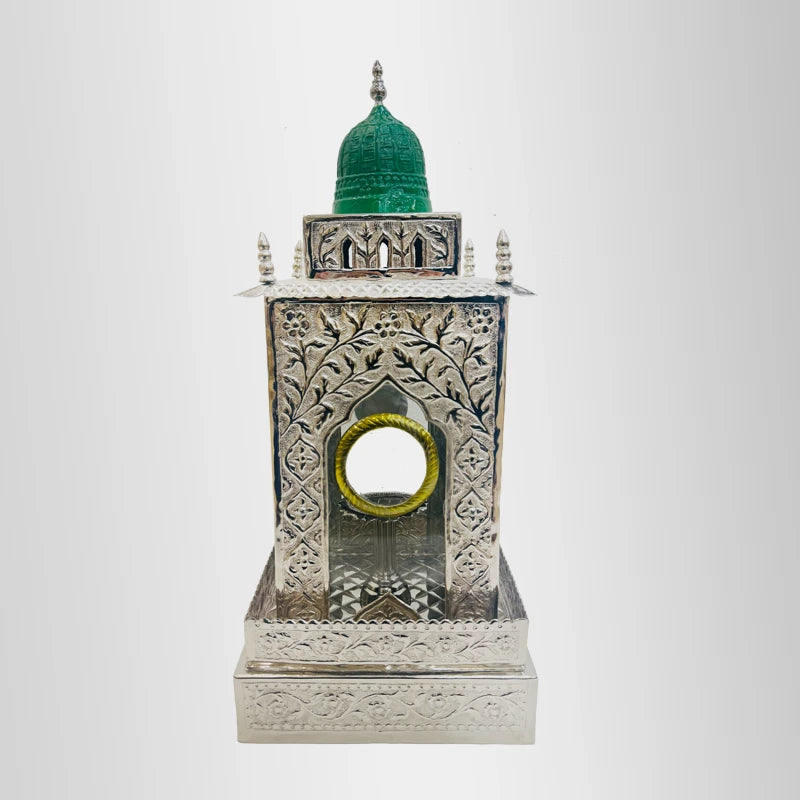 Moh e Mubarak Box Moye Mubarak Stand with Islamic design inspired by Zarih Roza Hazrat Muhammad SAWW
