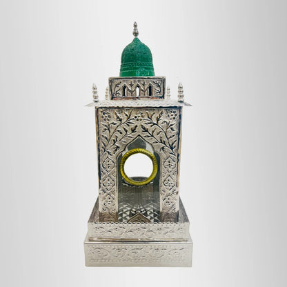 Moh e Mubarak Box Moye Mubarak Stand with Islamic design inspired by Zarih Roza Hazrat Muhammad SAWW