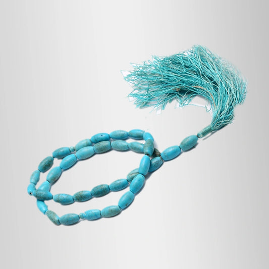 Natural Ferozah Turquoise Tasbih for Rizq and benefits