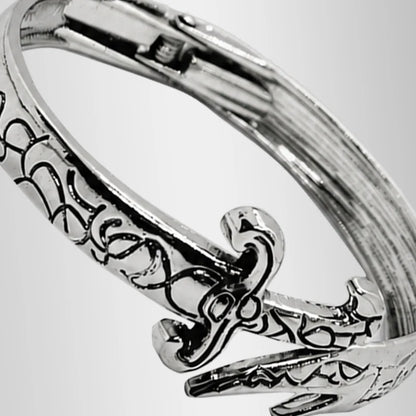 Silver Zulfiqar Bracelet for Women Stylish Islamic Kara Jewelry Gift for Muharram and Eid