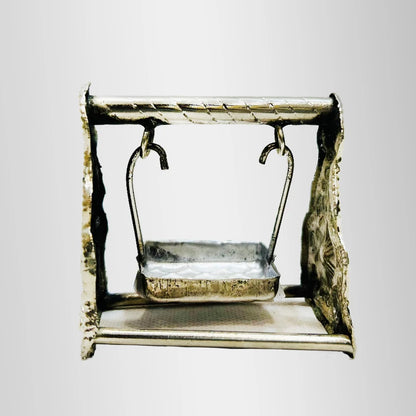Small Jhoola For Manat Silver Polish