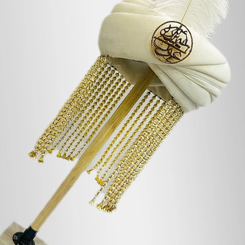 Traditional Shahzada Aoun Turban White Islamic Muharram Amama