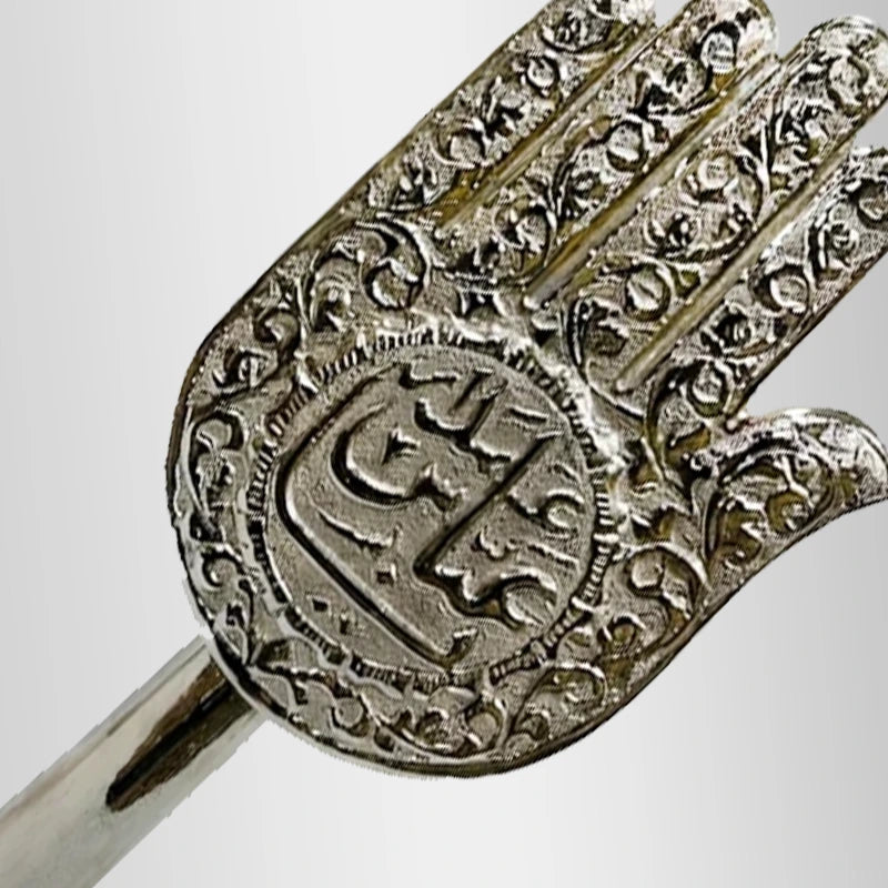 Ya Abbas Alamdar (as) Panja in German Silver for Azakhana